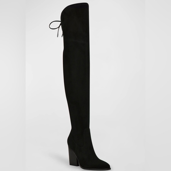 Marc fisher over the knee black suede boots. Size 7 shoes - Picture 5 of 10